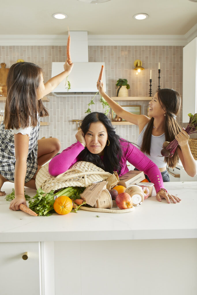 mom life, kids having fun, kitchen design