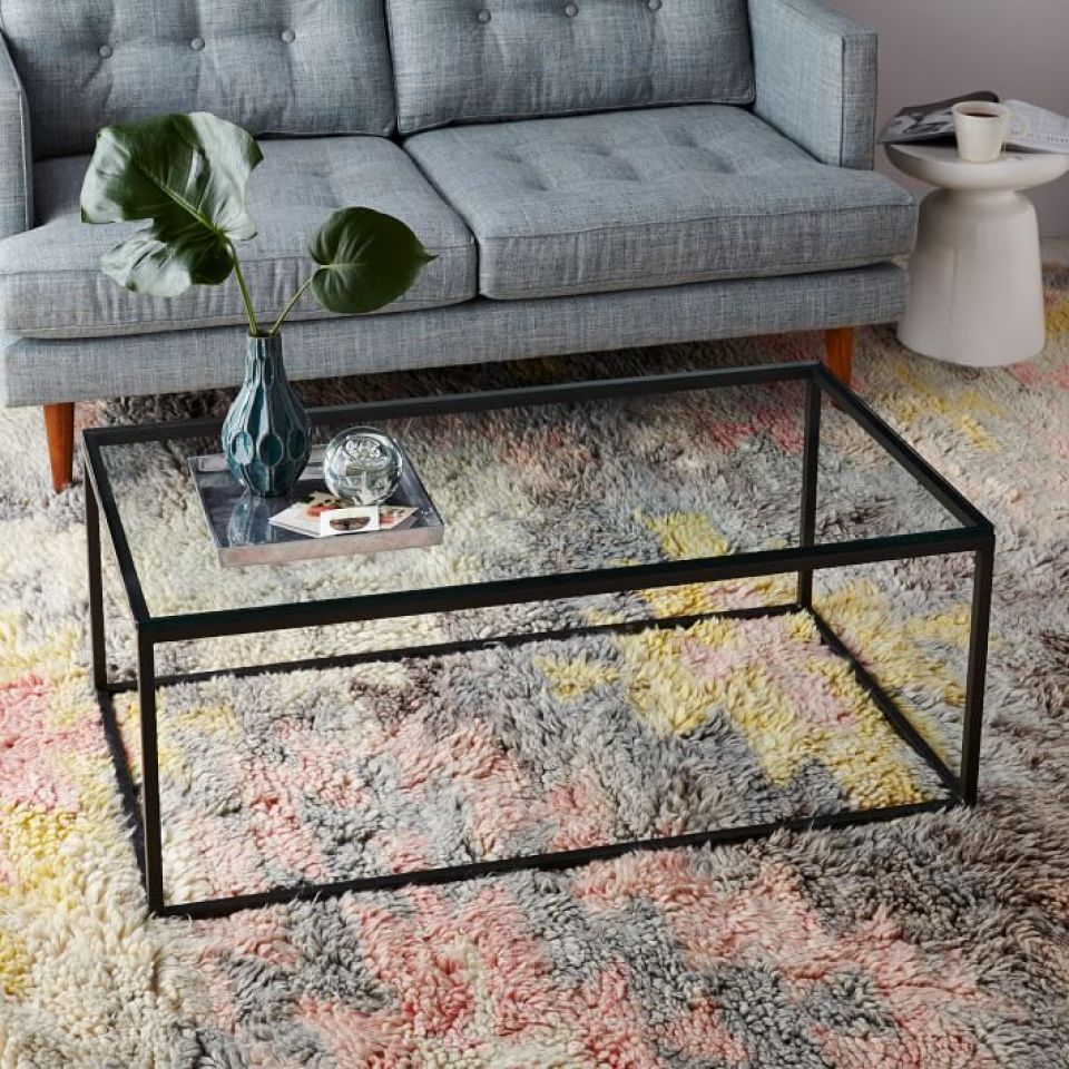 how to find west elm coffee table glass 