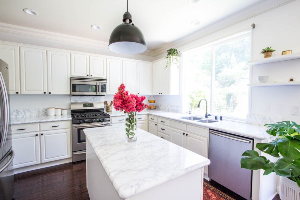 white kitchen moen faucet faux marble contact paper 
