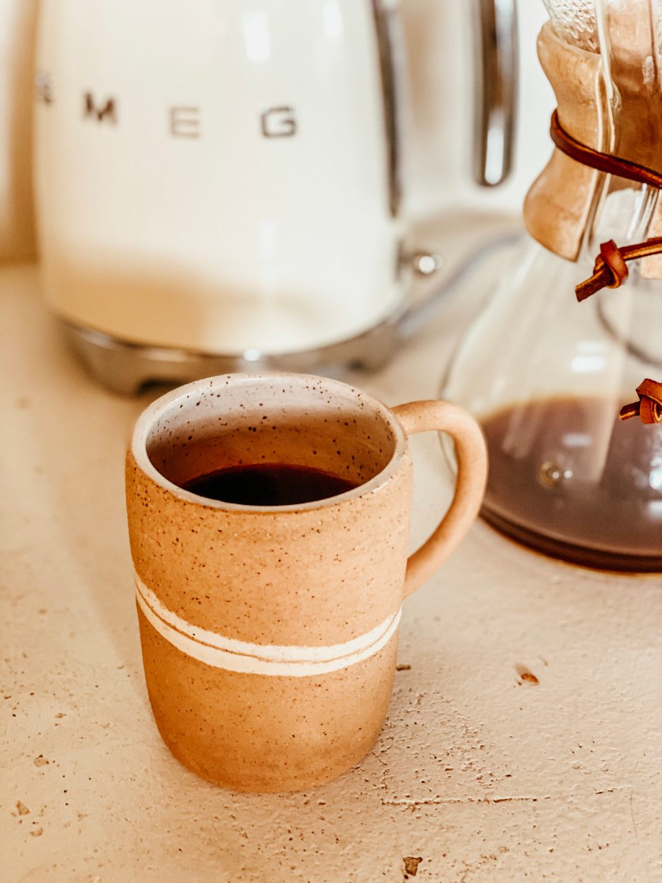 preparing coffee for my morning sun ritual